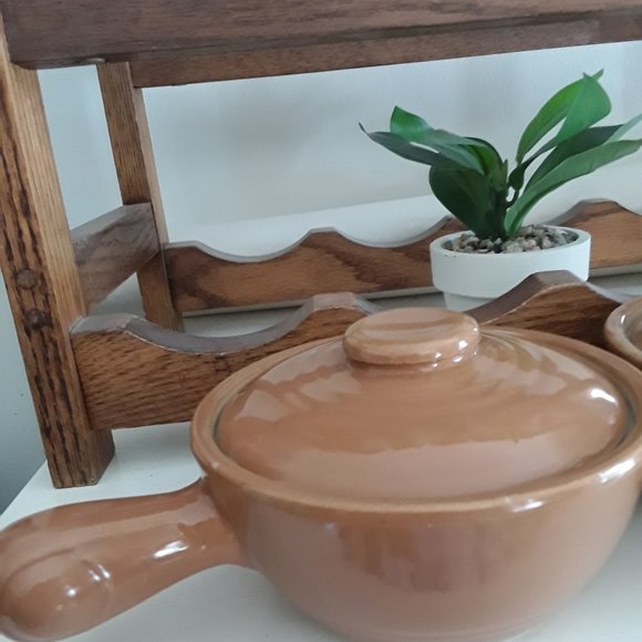 Vintage Soup Crocks with Covers - Set of Two - Picture 3 of 7